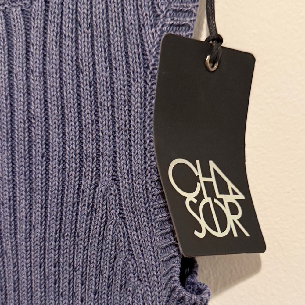 Chaser Blue Ribbed Tank Top - Picture 2 of 3